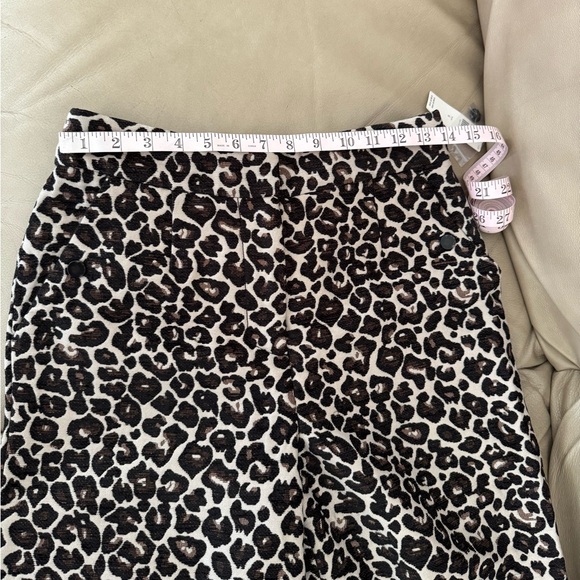 ANTHROPOLOGIE Kate Leopard Jacquard Trousers - Picture 15 of 16